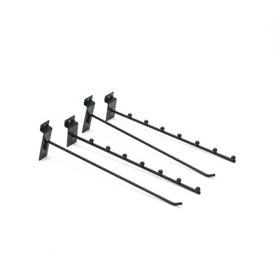 China Supermarket Merchandise Display Supermarket Metal Chrome Slat Wall Show Slatwall Hook Slatwall Accessories for sale