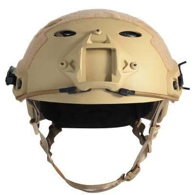 China High Strength ABS Engineering Plastics FAST PJ Tactical Helmet Outdoor Wargame Helmet TAN for sale