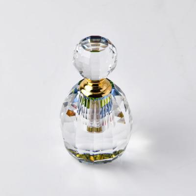 China China Manufacturer 100 Style Crystal Open Empty Clear Crystal K9 Oil Bottle Crystal Empty Refillable Perfume Bottle for sale