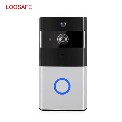 China Loosafe smart wifi hidden ip cctv Door Bell Camaras ring 1080p wireless addams family doorbell with camera Te koop