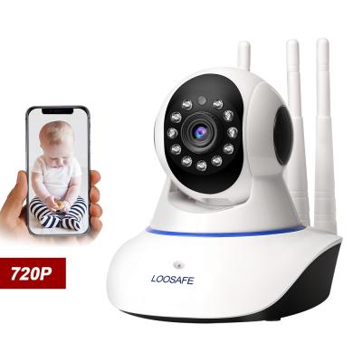 China Loosafe 720P V380 APP Wireless Panoramic Surveillance Camera Night Vision IP Camera Home Security V380 Wifi CCTV Camera for sale