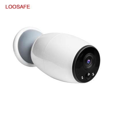 China Loosafe Newest Out Door Infrared Security Wireless Outdoor 1mp Thermal Wall Battery Waterproof Wifi Camera With 720p Or 1080P for sale