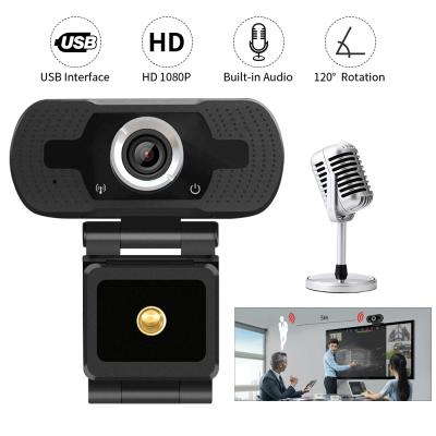 China USB WebCam 1080p HD 2 Megapixel PC Camera with Absorption Microphone MIC for Skype for Android TV Rotatable Computer Camera for sale