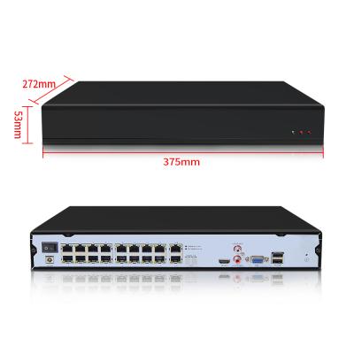 China H.265x 5mp NVR IP Camera Network Switch 16CH POE NVR PoE Switch Inside nvr security camera Plug & Play for sale