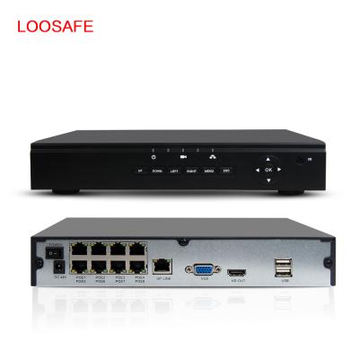 China 8 Channel Full HD CCTV POE NVR, Real time recording Support POE ONVIF NVR Te koop