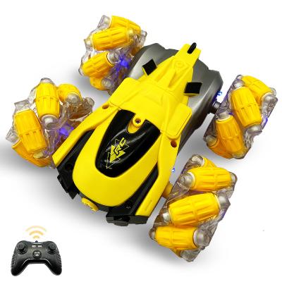 China Double Sided Drift 4Wd Rolling 360 Rotating Drift Remote Control Rc Stunt Car With Flashing Light for sale