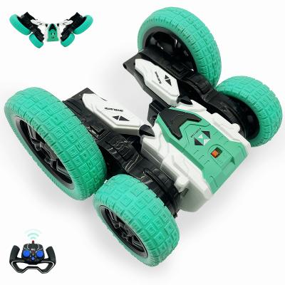 China Multi Function 2 Sided Rotating Deformation 360 R/C Swing Arm Car Spinning Stunt Rc Car Fancy Car Remote Control Toys for sale