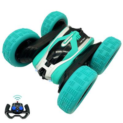 China Multi Function 2.4G Double Sided Radio Control 360 Rotating Tumbling Rc Stunt Drift Car for sale