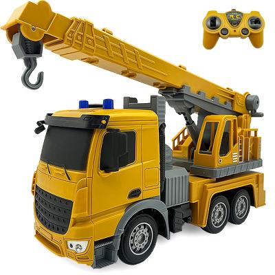 China Low MOQ Rc Truck Crane Dumper Mixer Excavator Toys Heavy Construction Truck Toys High Simulation Set Engineering Vehicle Remote Control Truck for sale