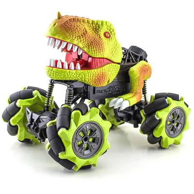 China 2.4Ghz Remote Controller Water Jet Rc Animal Dinosaur Toys 360 Degree Rotation Drift Stunt Remote Control Car With Sound Light for sale