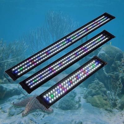 China Aquarium Led Lamp Automatic Full Spectrum With Dimmer Sunrise Sunset Marine Fish Tank Light Rgb 3 for sale