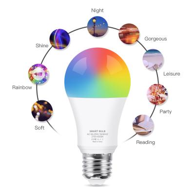 China Residential Color Changes Led Bulb Wifi Smart Home Voice Control Color Changes Dimmable Operate Voice Control Led Bulb for sale