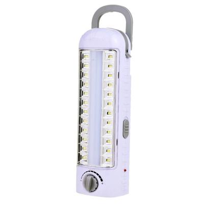 China ABS 51smd 9w 1600mah white charger portable emergency light led emergency rechargeable light for home and camping for sale