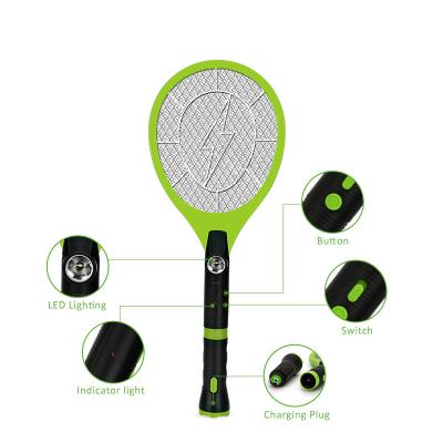 China 2020 Disposable Rechargeable Usb Swatter Racket Electric Mosquito Pest Control Killers for sale