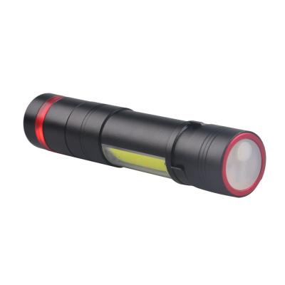 China Waterproof And Drop Heavy Duty Custom Logo Led Torch Light XPE COB LED 300 Lumen Aluminum Linternas Led Rechargeable Flashlight for sale