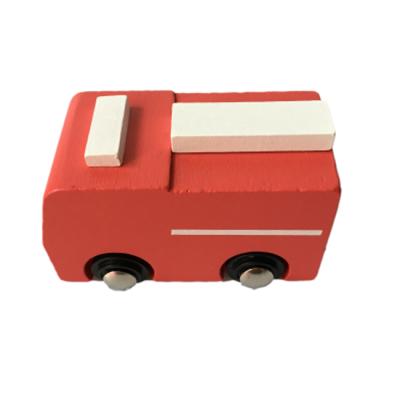 China Tea Wood 2021 Wholesale Kids Wooden Fire Truck Toys Fashion Wooden Toys For Babies for sale