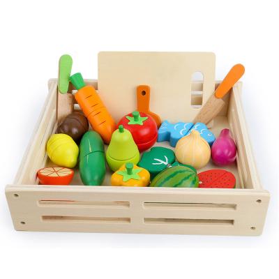 China Kitchen Magnetic Baby's Environmental Material Children's Fruits And Vegetables Game Toys for sale