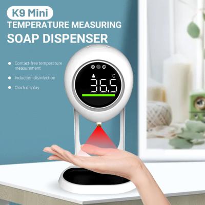 China Foam Soap Dispenser 300ml K9 Desktop Mini Touch Sensor Temperature Non Measuring Automatic Liquid Foaming Soap Dispenser for sale