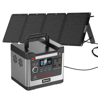 China Home Powerful 300W 300Wh Solar Generator For Outdoor RV House Lithium Iron Phosphate Battery for sale