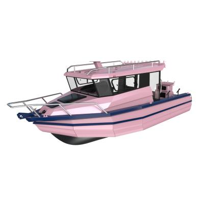 China Hot Selling Model JB-PC750 CE Safety 8 Capacity Rib High Speed ​​Deep-V Hull Aluminum Rigid Boat Pontoon Tubes For Sale for sale