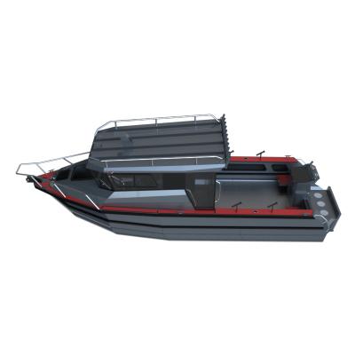 China Safety Aluminum Deep V Rib Hull Boat Sport Fishing Boat With Trailer for sale