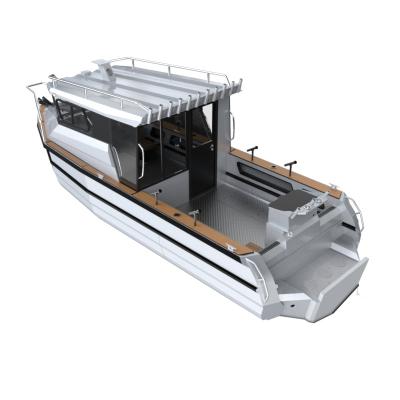 China Hot Selling CE Safety 8 Capacity Deep-V Hull Aluminum Rigid Boat High Speed ​​Boat Pontoon Tubes For Sale for sale