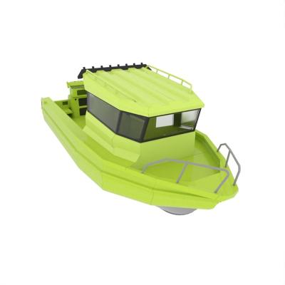 China Hot Sale Boat Fishing Boat 7.5m/25ft Durable Jet Craft Stable With Walk Around Aluminum Boat With Deep V Hull For Fishing for sale