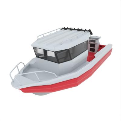 China Durable hot sale boat and exquisite aluminum 24ft fishing boat for sale