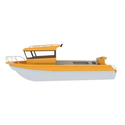 China Durable Hot Sale Boat 7.5m/25ft Jet Craft Deep V Hull Fishing Boat With Walk Around Aluminum Fishing Boat for sale