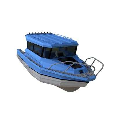 China Durable 7.5m 25ft Jet Craft Aluminum Fishing Boat and Yacht for Sale for sale