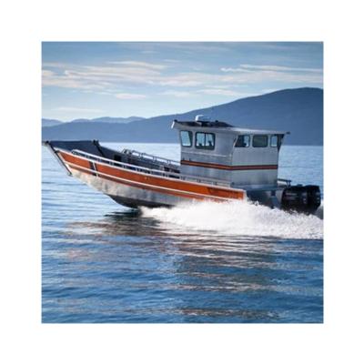 China China Cheap Good Work Boat All Welded Aluminum Fishing Boat With Cabin For Sale In Low Price for sale