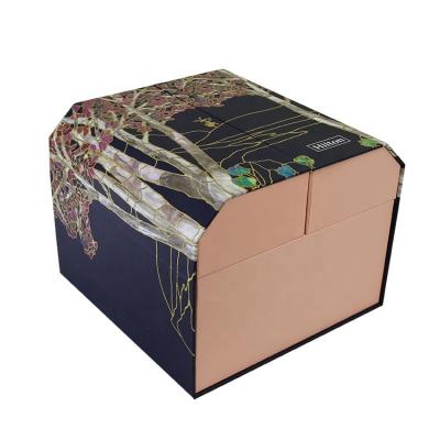 China Recyclable Magnetic High End Fancy Cardboard Paper Packaging Custom Luxury Wedding Gift Boxes for sale