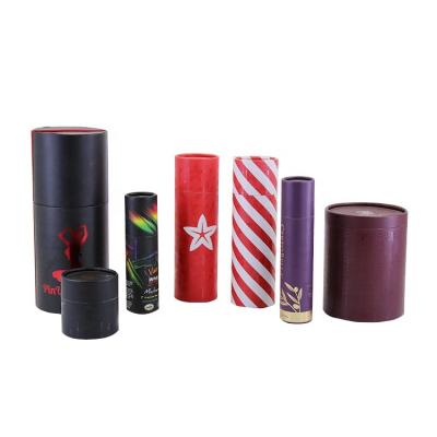 China Recyclable Cylindrical Cardboard Tube Packaging Cosmetic Paper Box for sale