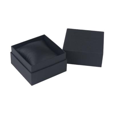 China Black Cheap Simple Custom Paper Luxury Watch Boxes Custom Cases for sale