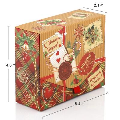 China Recyclable Christmas Storage Cardboard Paper Packaging Gift Boxes for sale