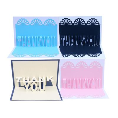 China Wholesale Bulk Europe Luxury Wedding Postcard Envelope Paper Craft 3D Thank You Card for sale