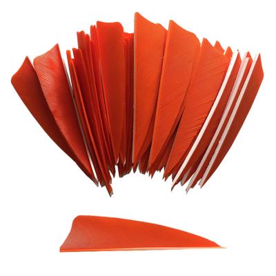 China Wing Archery Arrows Feathers Right Fletching Wing For Hunting Arrows Accessories Red Right Shield Feathers 3 Inches Real for sale