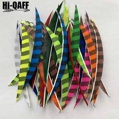 China Good THUMB Wing Archery Feathers Banana Barred Turkey 5 Feather Archery Fletchings Right Wing For Hunting Shooting Arrow Props for sale