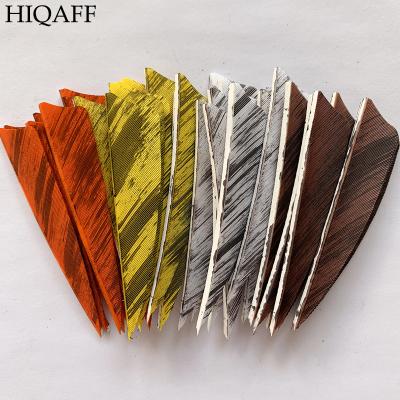 China Wing Archery Feathers Right 3 INCH Shield Camouflage Turkey Feather Archery Fletching Right Wing For Hunting Shooting Arrow Props for sale