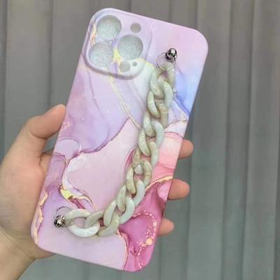 China High quality rainbow cover tpu mobile phone strap phone case for iphone 12 pro max for sale