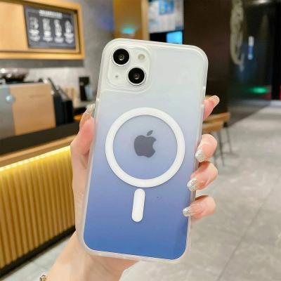 China 2022 New Custom Shockproof Gradient Colors For iphone 11 12 13 pro Max Mobile Phone Case for sale