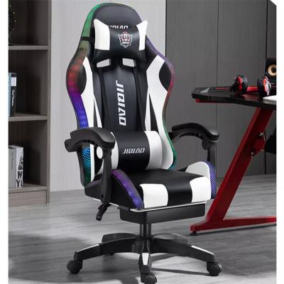 China Other 2022 Best Selling Office Gamer Racing Gaming Chair with Optional Footrest and Massage RGB Strip Light and Bluetooth Capability for sale