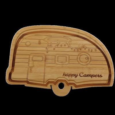 China Viable Hot Sales Creative Car Shape Natural Bamboo Cutting Board Customized Laser Logo Chopping Blocks 100% In Stock for sale