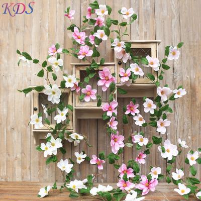 China Transitional Artificial Hanging Wisteria Flower Magnolia Vine Flower Decoration Silk For &other Home Garden Ornaments for sale