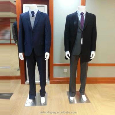 China Inflatable Headless Men's Costume Clothes Show Standing Mannequin for sale