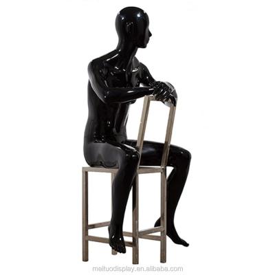 China Inflatable Fancy Male Adjustable Sitting Men Tailoring Dress Form For Clothes Display for sale