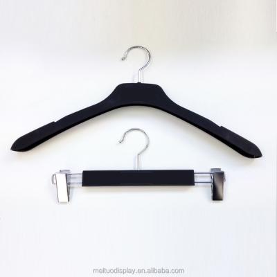 China SHOW Sports Clothes Show Plastic T-shirt / Panties Hanger Dipped Rubber for sale