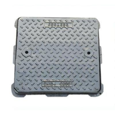 China Ductile Cheap Custom Iron ggg500-7 Square EN124E600 Heavy Duty Manhole Covers for sale