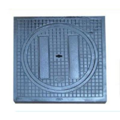 China ggg500-7 EN124 Cast Iron Ductile Waterproof Ductile Square Manhole Cover for sale