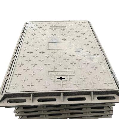 China ggg500-7 Ductile Iron Tender Rectangle Outisde Inside Ductile Cast Iron Manhole Cover for sale